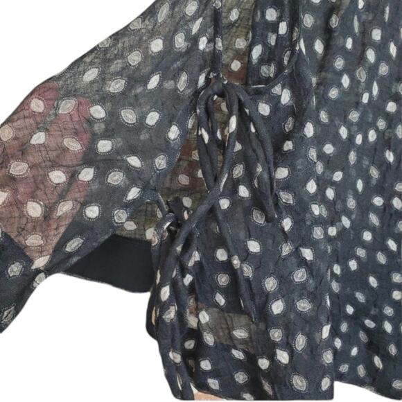 Free People High Neck Side Ties Tank Sz XS - Picture 8 of 13